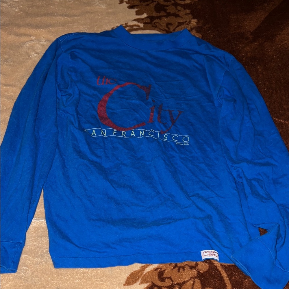 Blue Long Sleeve Tee